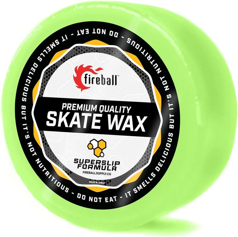 fireball SuperSlip Pro Skateboard Wax for Rails - USA Formulated Skate Curb Wax for Scooters Aggressive Inline and Skateboards - Custom Formula Professional Skate Wax - Image 1